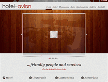 Tablet Screenshot of hotelavion.sk